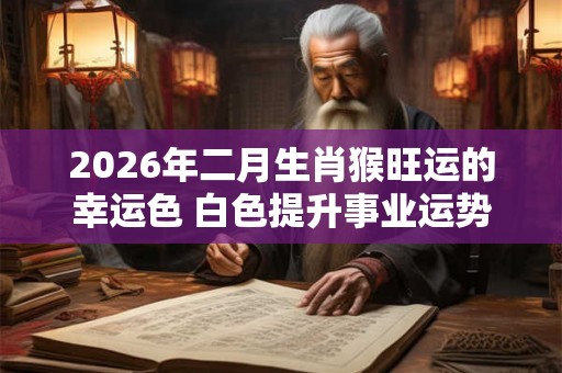 2026年二月生肖猴旺运的幸运色 白色提升事业运势