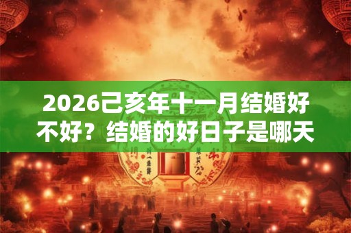 2026己亥年十一月结婚好不好？结婚的好日子是哪天？