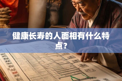 健康长寿的人面相有什么特点？