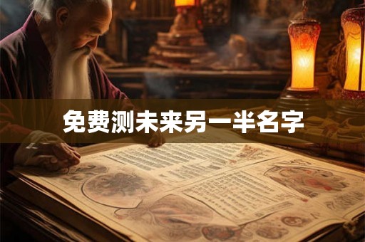 免费测未来另一半名字