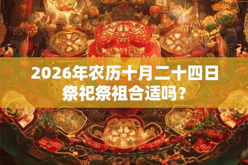 2026年农历十月二十四日祭祀祭祖合适吗？