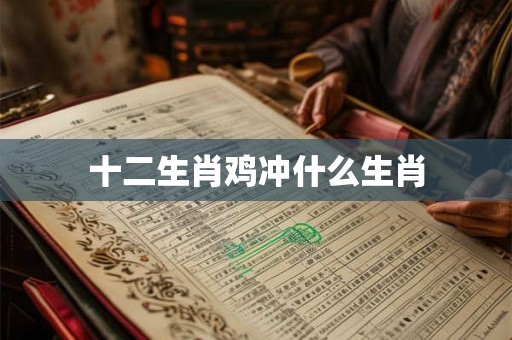 十二生肖鸡冲什么生肖