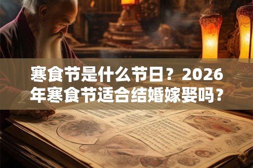 寒食节是什么节日？2026年寒食节适合结婚嫁娶吗？