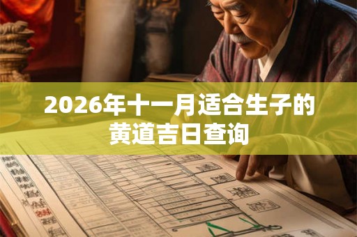 2026年十一月适合生子的黄道吉日查询