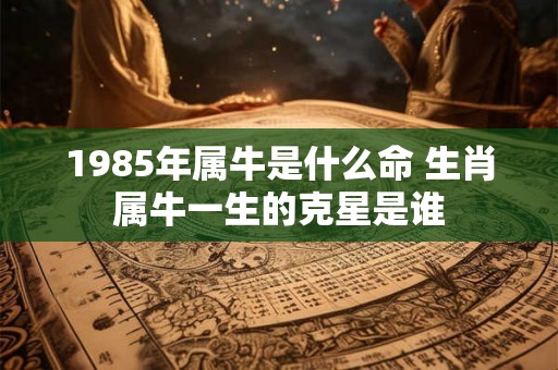 1985年属牛是什么命 生肖属牛一生的克星是谁