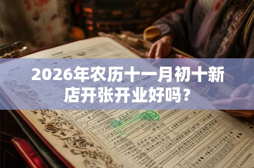 2026年农历十一月初十新店开张开业好吗？