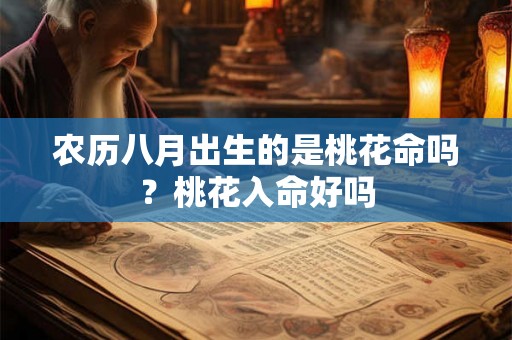 农历八月出生的是桃花命吗？桃花入命好吗