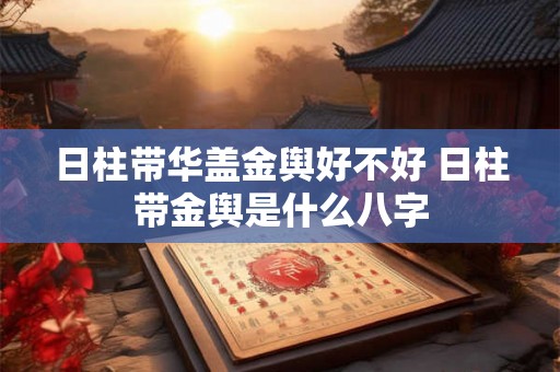 日柱带华盖金舆好不好 日柱带金舆是什么八字