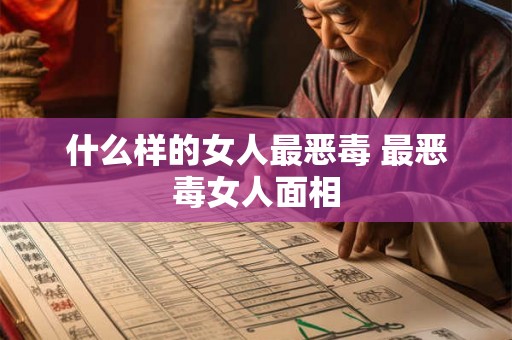 什么样的女人最恶毒 最恶毒女人面相 什么样的女人最恶毒 最恶毒女人面相