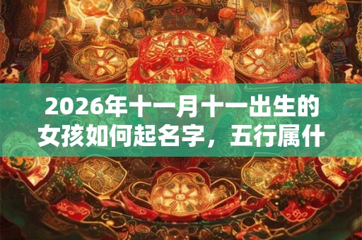 2026年十一月十一出生的女孩如何起名字，五行属什么
