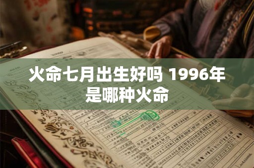 火命七月出生好吗 1996年是哪种火命