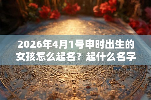 2026年4月1号申时出生的女孩怎么起名？起什么名字合适？