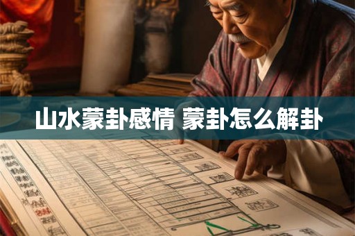 山水蒙卦感情 蒙卦怎么解卦
