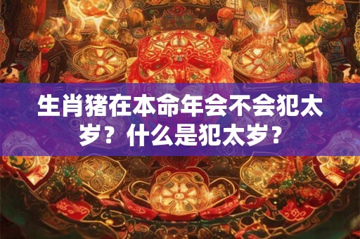 生肖猪在本命年会不会犯太岁？什么是犯太岁？