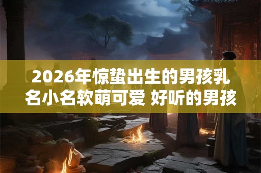 2026年惊蛰出生的男孩乳名小名软萌可爱 好听的男孩名字小名英文