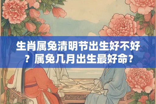 生肖属兔清明节出生好不好?属兔几月出生最好命? 生肖属兔清明节出生好不好?属兔几月出生最好命?