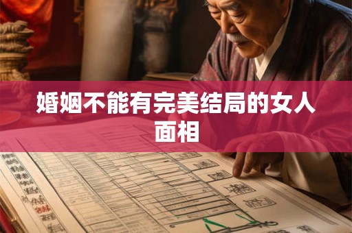 婚姻不能有完美结局的女人面相