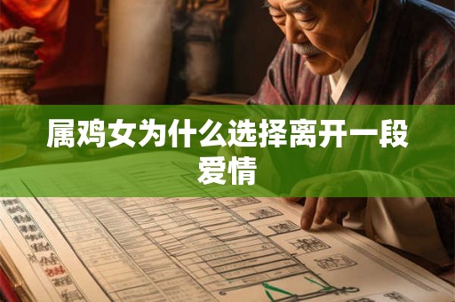 属鸡女为什么选择离开一段爱情