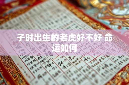 子时出生的老虎好不好 命运如何