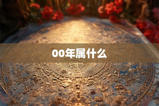 00年属什么