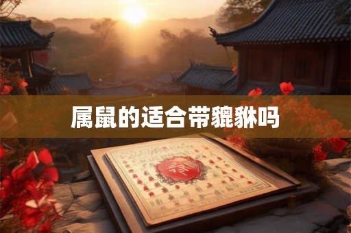 属鼠的适合带貔貅吗