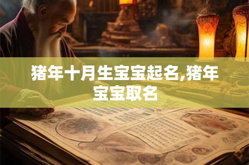 猪年十月生宝宝起名,猪年宝宝取名 猪年十月生宝宝起名,猪年宝宝取名