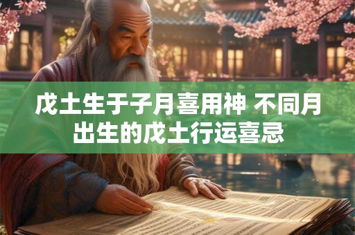 戊土生于子月喜用神 不同月出生的戊土行运喜忌