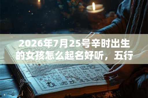 2026年7月25号辛时出生的女孩怎么起名好听,五行是什么? 2026年7月25号辛时出生的女孩怎么起名好听,五行是什么?