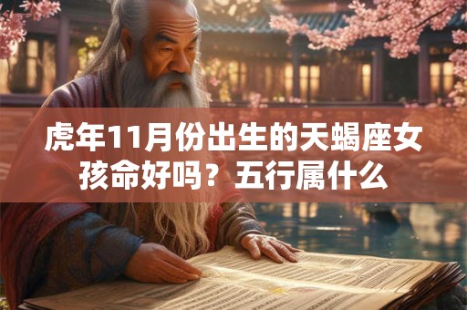 虎年11月份出生的天蝎座女孩命好吗？五行属什么