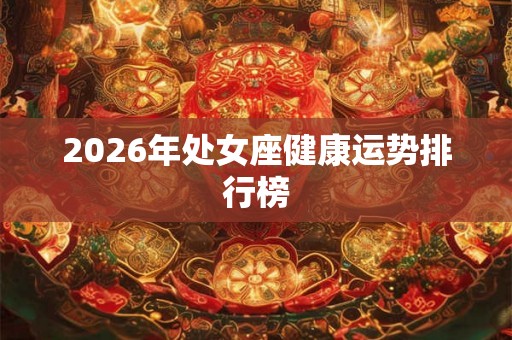 2026年处女座健康运势排行榜