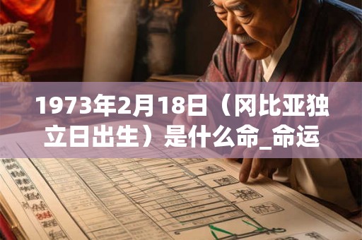 1973年2月18日（冈比亚独立日出生）是什么命_命运如何