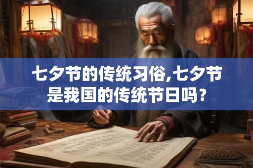 七夕节的传统习俗,七夕节是我国的传统节日吗？