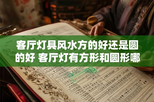 客厅灯具风水方的好还是圆的好 客厅灯有方形和圆形哪个风水更好