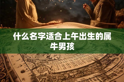 什么名字适合上午出生的属牛男孩
