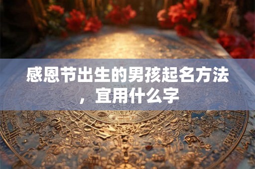 感恩节出生的男孩起名方法，宜用什么字