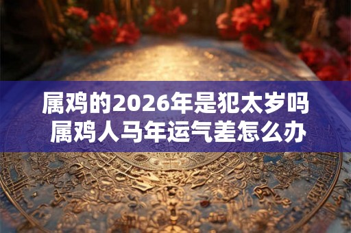 属鸡的2026年是犯太岁吗 属鸡人马年运气差怎么办
