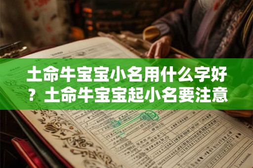 土命牛宝宝小名用什么字好?土命牛宝宝起小名要注意什么? 土命牛宝宝小名用什么字好?土命牛宝宝起小名要注意什么?