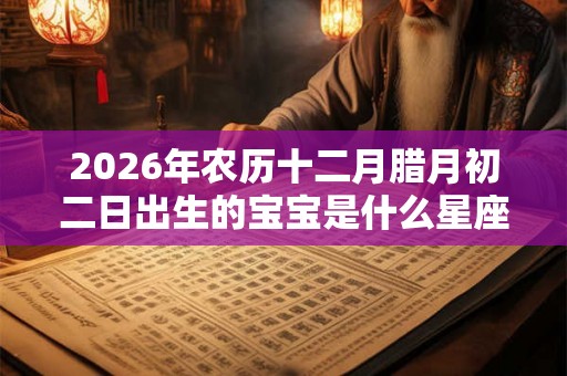 2026年农历十二月腊月初二日出生的宝宝是什么星座的? 2026年农历十二月腊月初二日出生的宝宝是什么星座的?