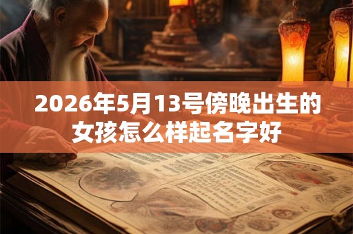 2026年5月13号傍晚出生的女孩怎么样起名字好