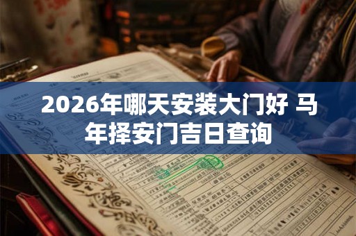 2026年哪天安装大门好 马年择安门吉日查询 2026年哪天安装大门好 马年择安门吉日查询