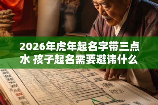 2026年虎年起名字带三点水 孩子起名需要避讳什么