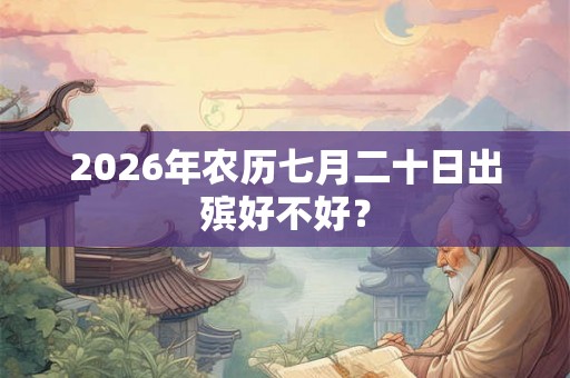 2026年农历七月二十日出殡好不好？