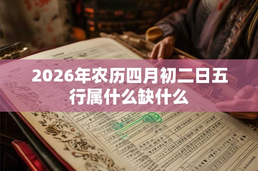 2026年农历四月初二日五行属什么缺什么 2026年农历四月初二日五行属什么缺什么