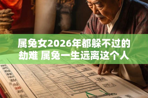 属兔女2026年都躲不过的劫难 属兔一生远离这个人