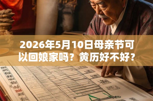 2026年5月10日母亲节可以回娘家吗?黄历好不好? 2026年5月10日母亲节可以回娘家吗?黄历好不好?