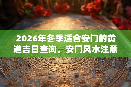 2026年冬季适合安门的黄道吉日查询，安门风水注意事项