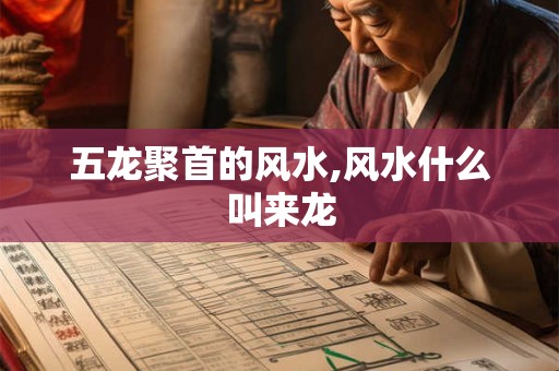五龙聚首的风水,风水什么叫来龙 五龙聚首的风水,风水什么叫来龙