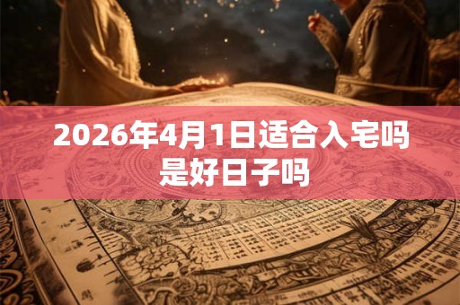 2026年4月1日适合入宅吗 是好日子吗 2026年4月1日适合入宅吗 是好日子吗