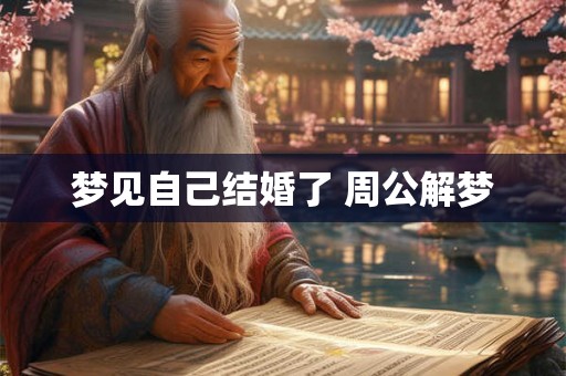 梦见自己结婚了 周公解梦 梦见自己结婚了 周公解梦