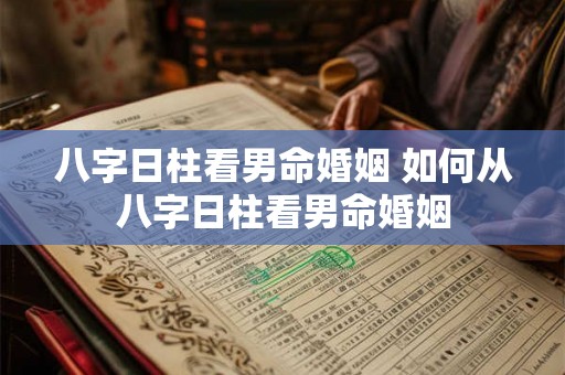 八字日柱看男命婚姻 如何从八字日柱看男命婚姻
